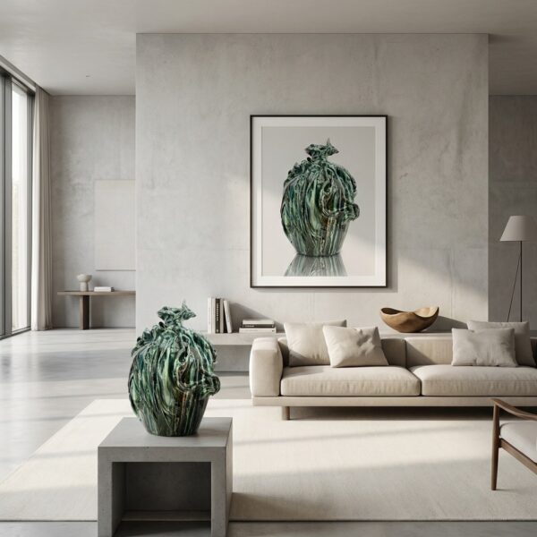 Amphora-Design Vase- NONOS -Lochau.