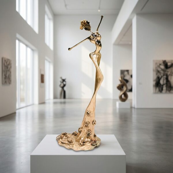 Bronze Skulptur NONOS Linda