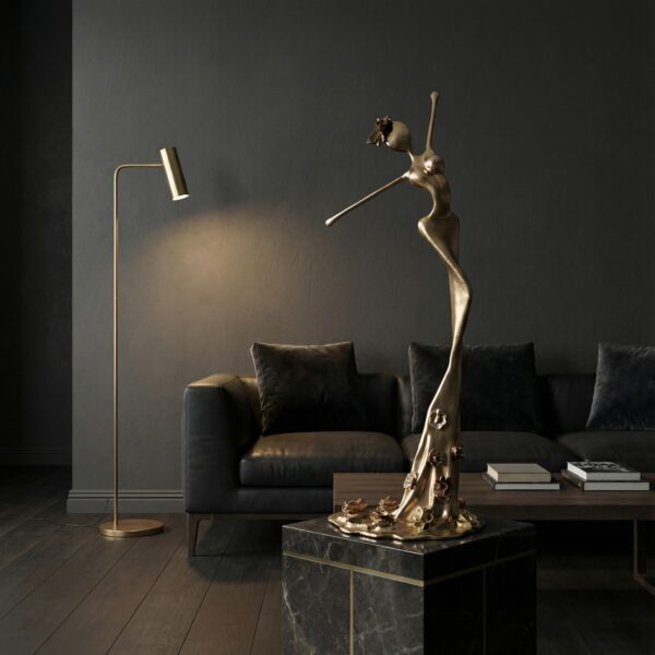 Bronze Skulptur NONOS Linda Männerwohnung