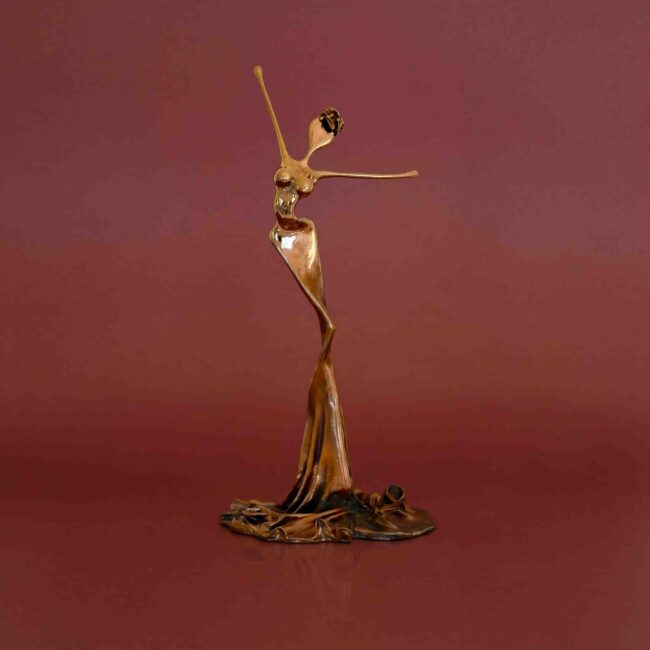 Karmesinrot- Bronze Sculpturejpg