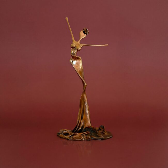 Karmesinrot- Bronze Sculpturejpg