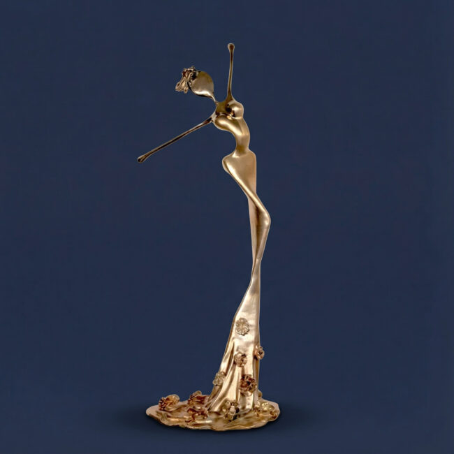 Linda Bronze Sculpture 90 cm high