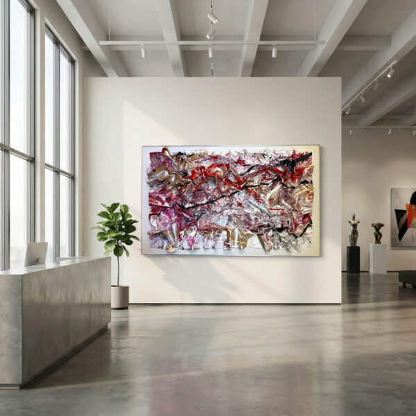 Wilde Love, NONOS Art, Wallsculpture, Mixedmedia Painting