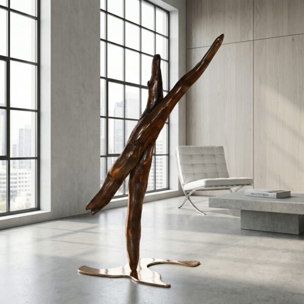 abstrakte Bronze Skulptur NONOS