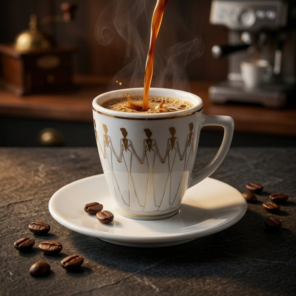 Stay together weiss mit Linie