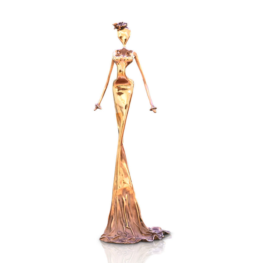 Bronze Skulptur Christelle mit 60 cm Höhe