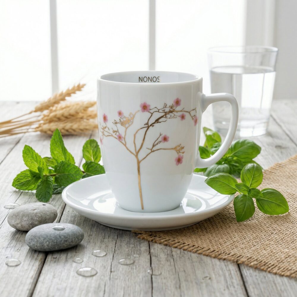 Tea Cup Cherry Blossom