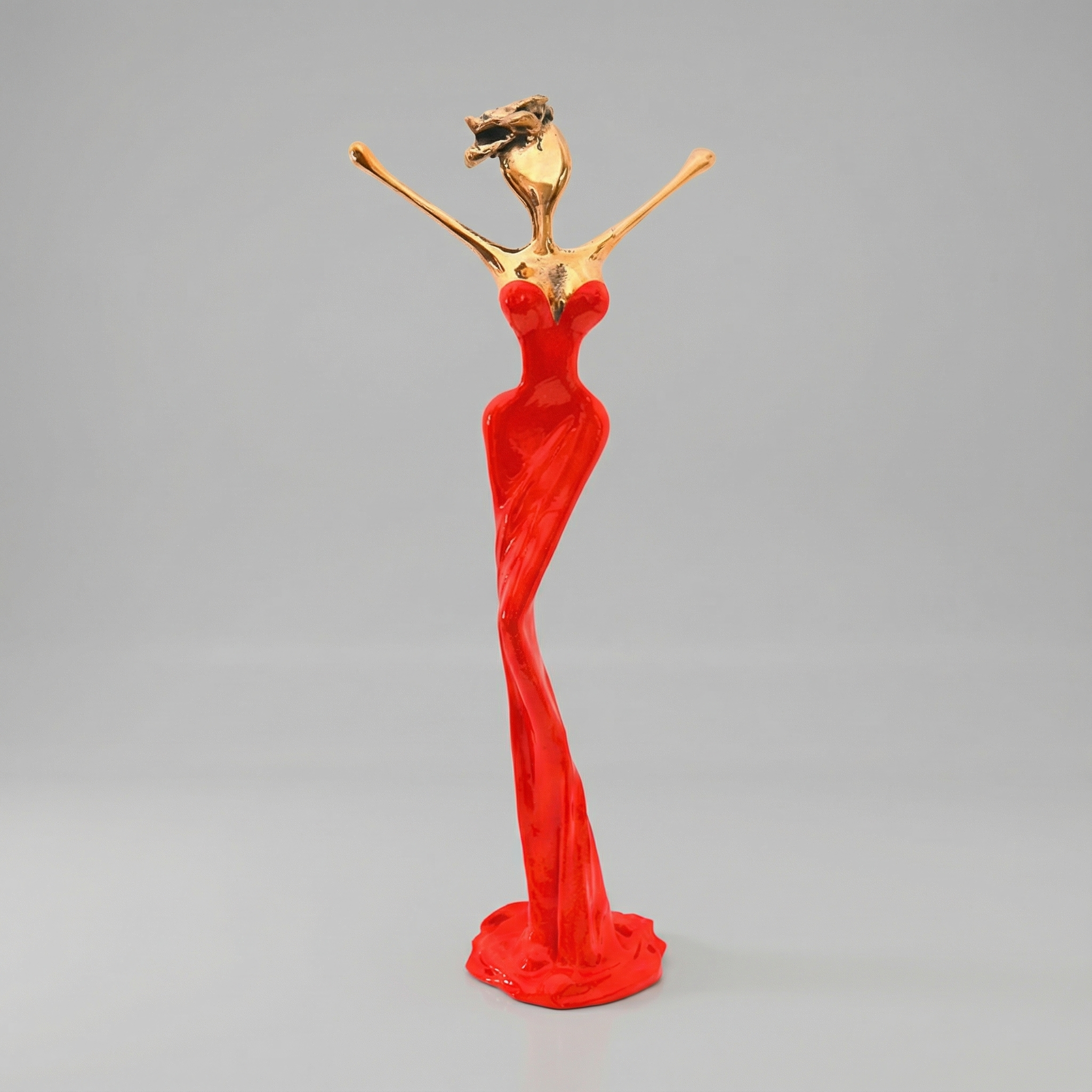 Bronze Skulptur Venus rot