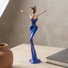 Blaue Venus Bronzeskulptur von NONOS – handgefertigtes Sammlerobjekt mit ruhiger Farbwirkung und eleganter Form