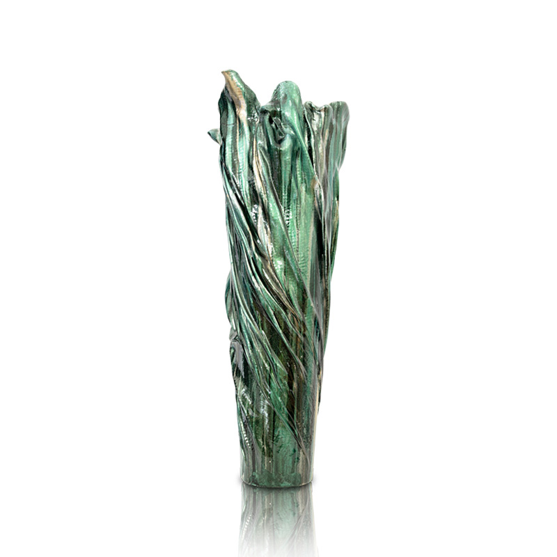 Vase green big