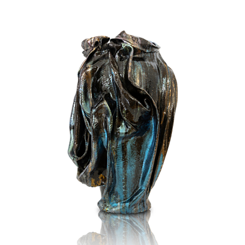 Vase turquoise